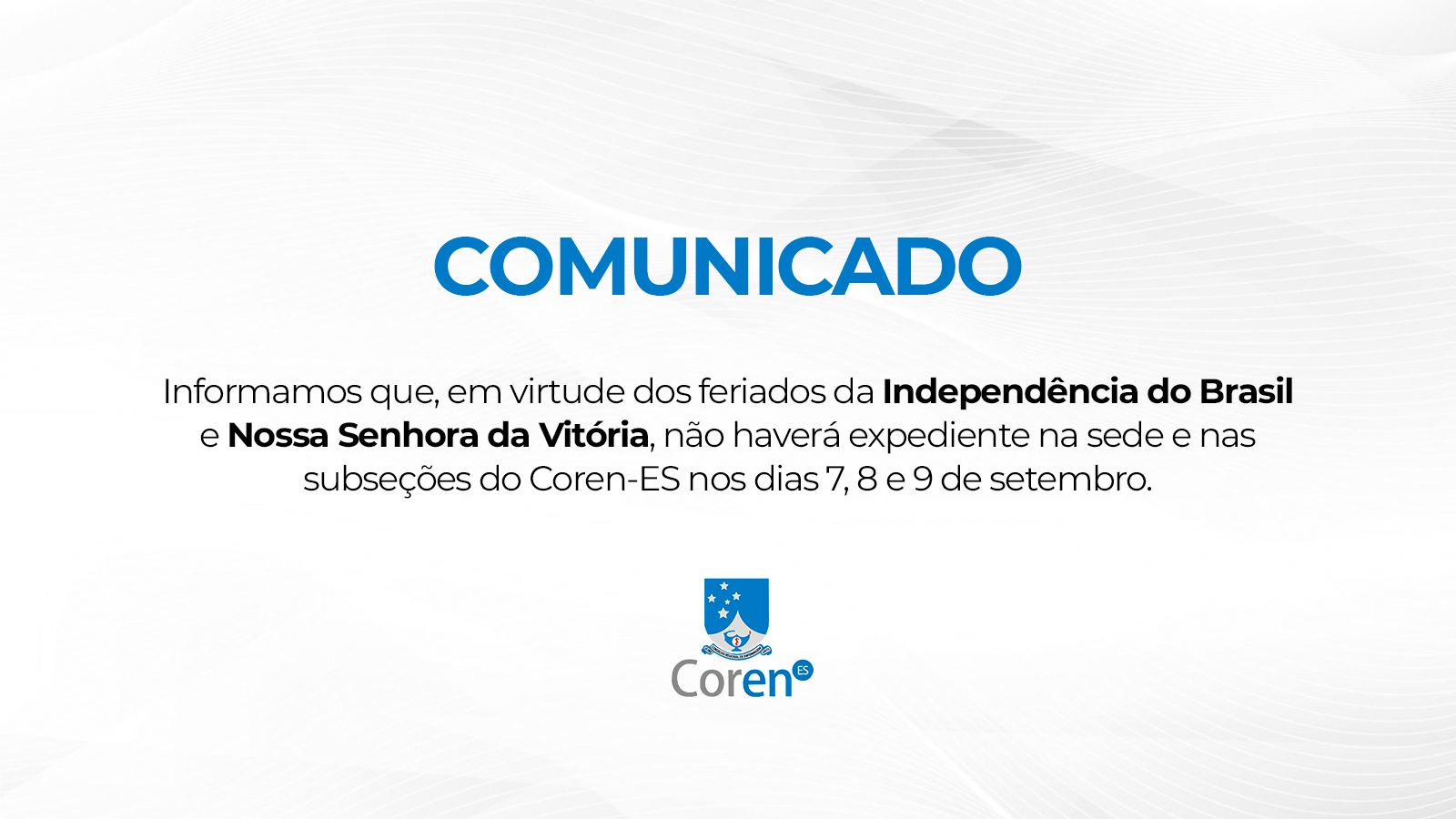 Comunicado: funcionamento durante os jogos do Brasil na Copa do Mundo –  Conselho Regional de Enfermagem do Espírito Santo