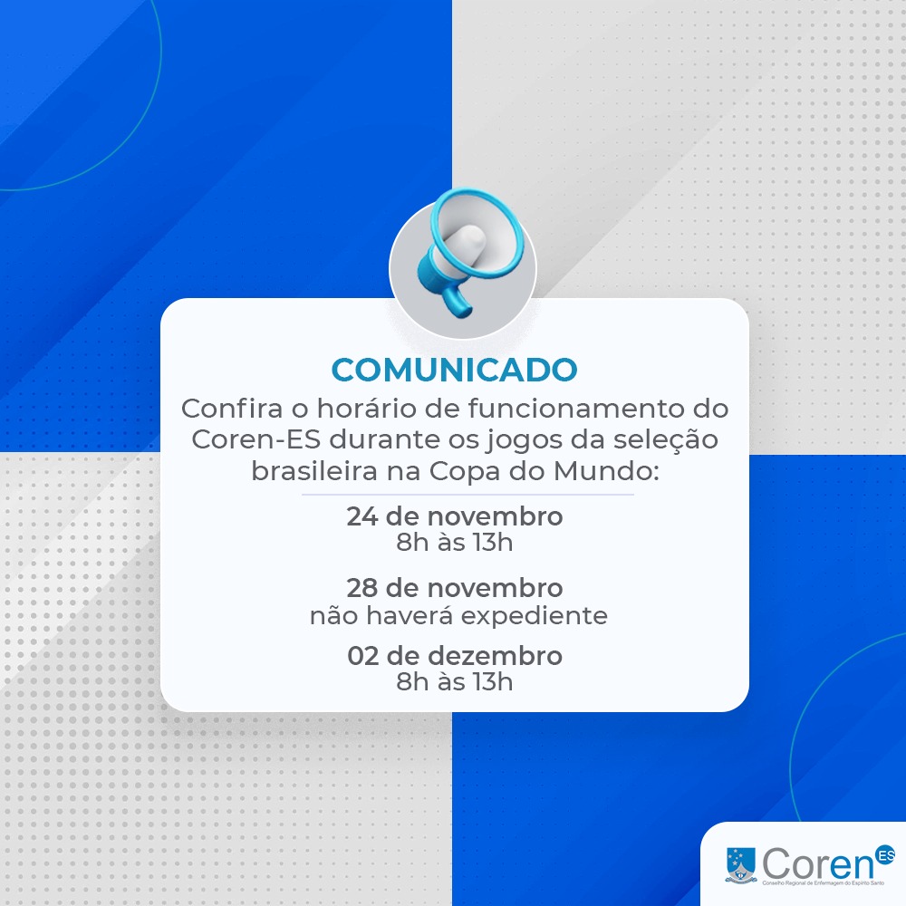 COMUNICADO: HORÁRIOS DE ATENDIMENTO AO PÚBLICO NOS DIAS DOS JOGOS DO BRASIL  NA COPA DO MUNDO FIFA 2022 - Prefeitura de Quadra